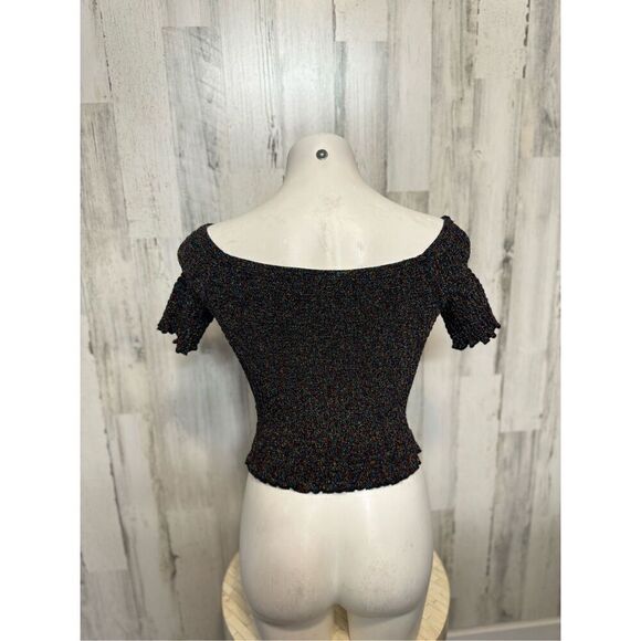Urban outfitters black glittery top - Picture 5 of 7